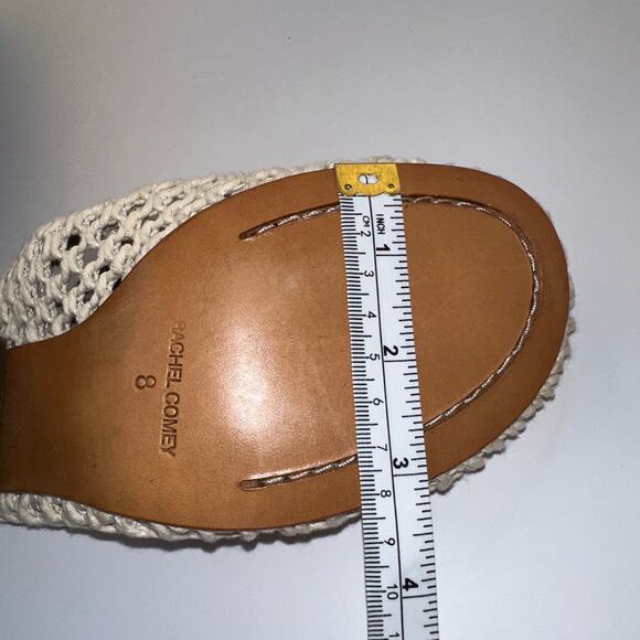 Rachel Comey Reina Woven Crochet Natural Cotton Bully Mules Clogs Size 8 $475 - Picture 14 of 16